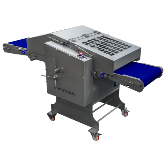 Automatic short fish (deep) skinner - optional long outfeed conveyor